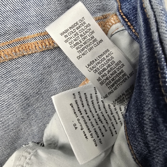 GOOD AMERICAN Good Legs Crop Skinny Denim Jean Pants High Rise Blue Womens Sz 15 - Picture 9 of 13